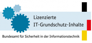 Logo BSI Lizenzierte IT-Grundschutz-Inhalte